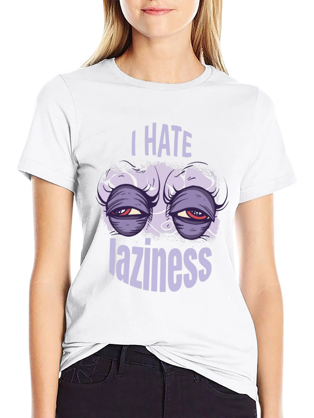 I Hate Laziness Graphic T-Shirt