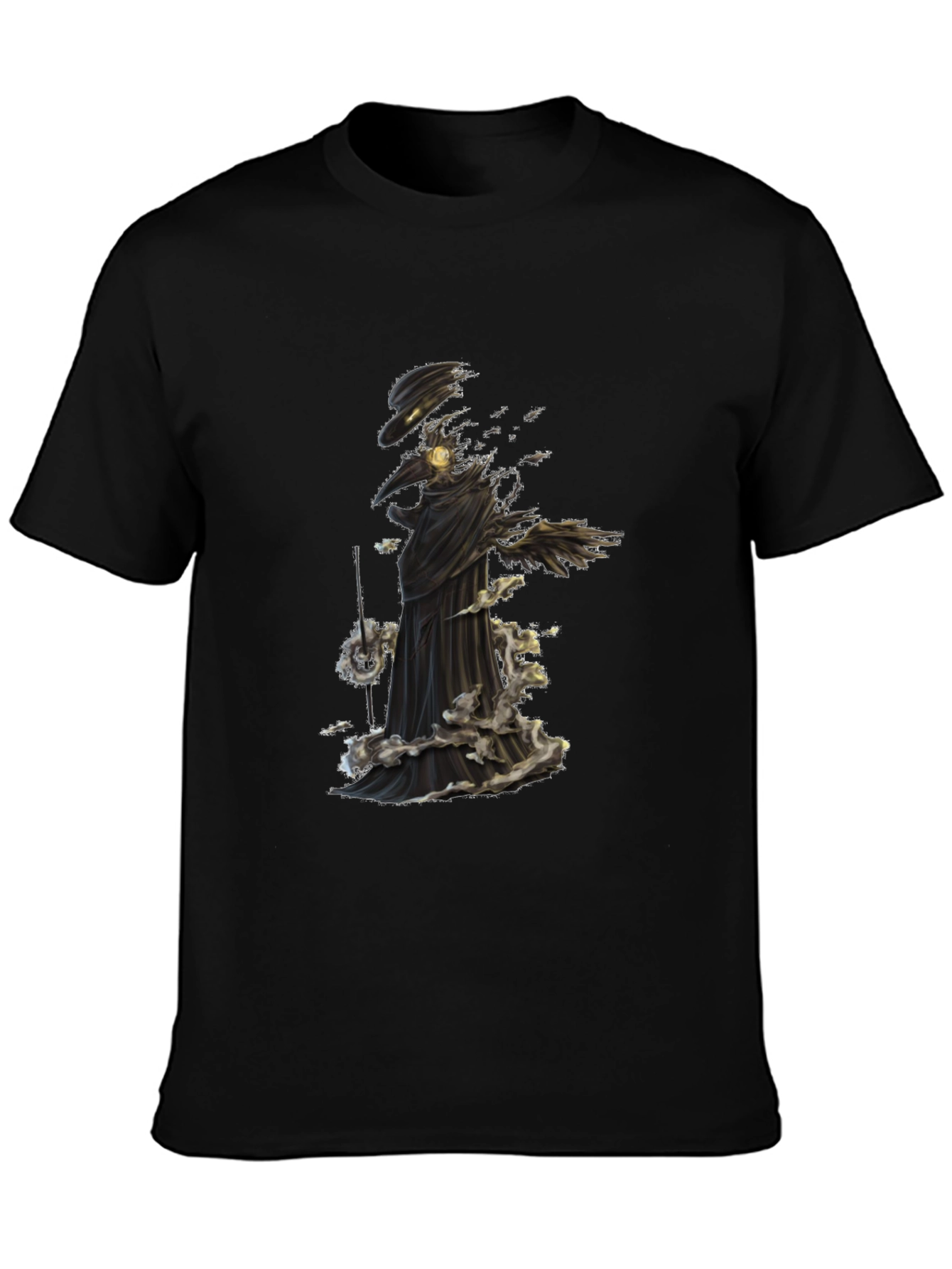 Plague Doctor Graphic Tee - Dark Humor Fashion