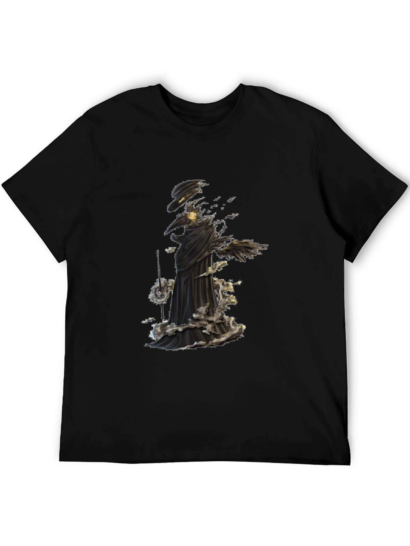 Plague Doctor Graphic Tee - Dark Humor Fashion