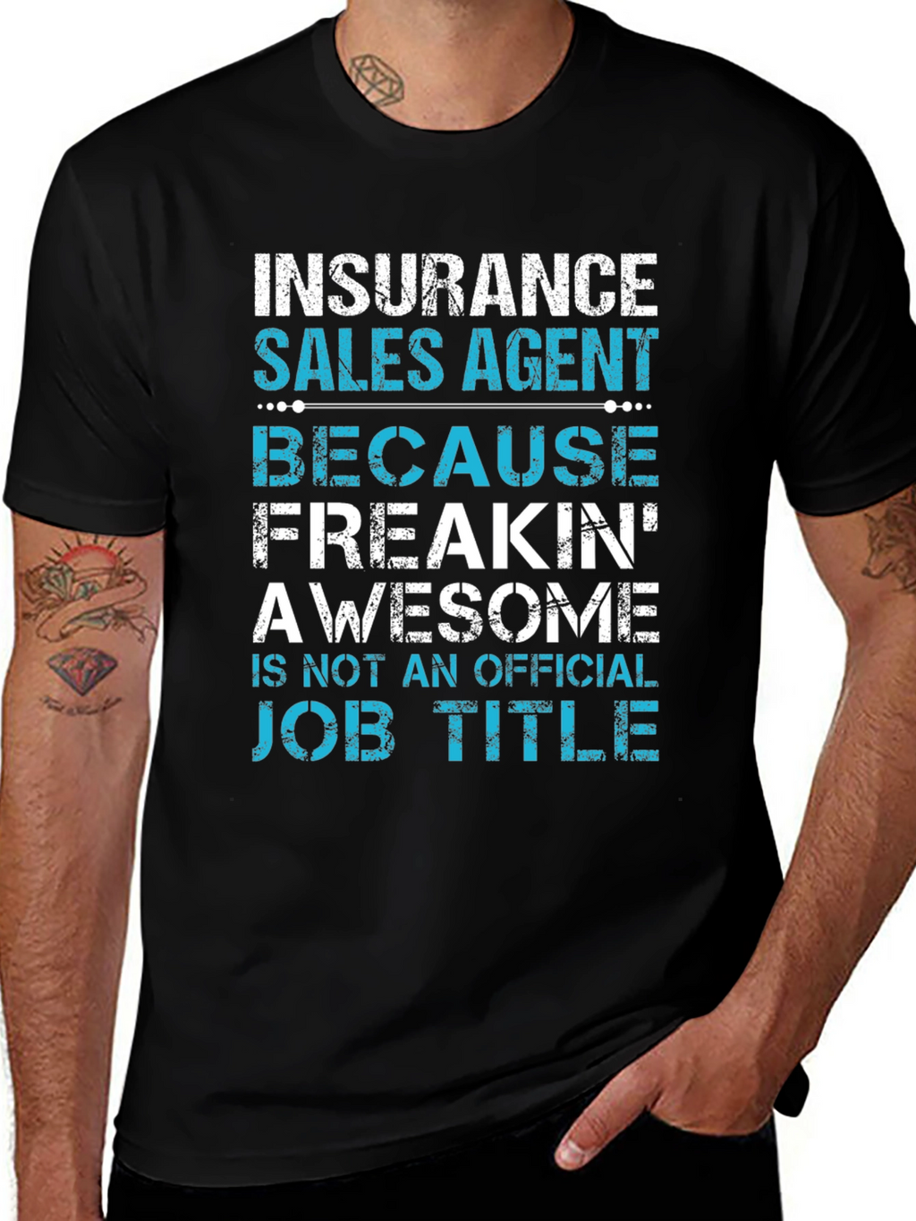 Insurance Sales Agent Awesome Job Title T-Shirt