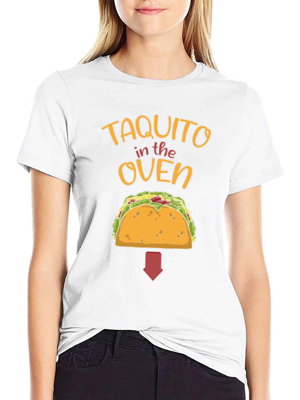 Taquito in the Oven Funny Maternity T-Shirt