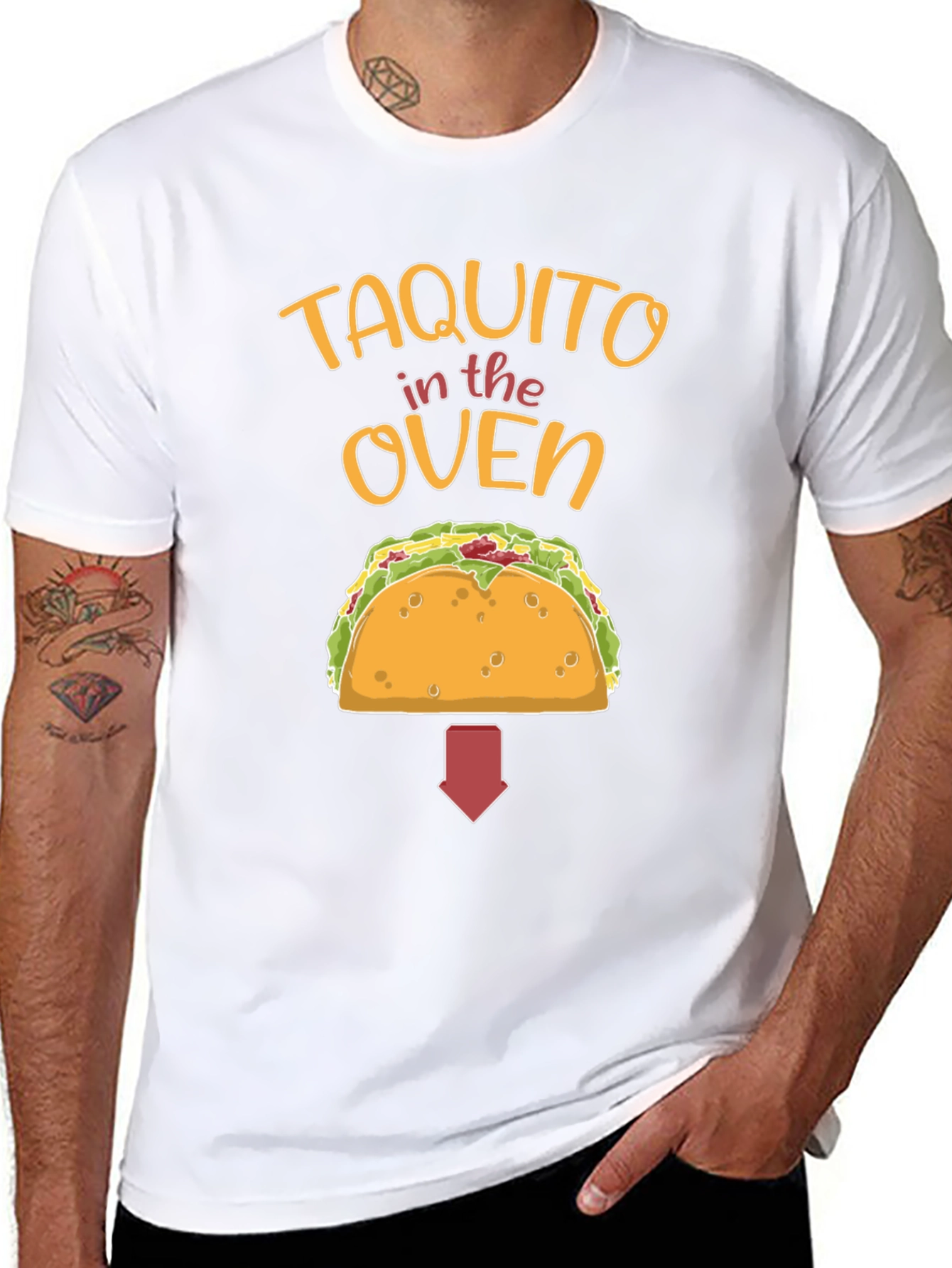 Taquito in the Oven Funny Maternity T-Shirt