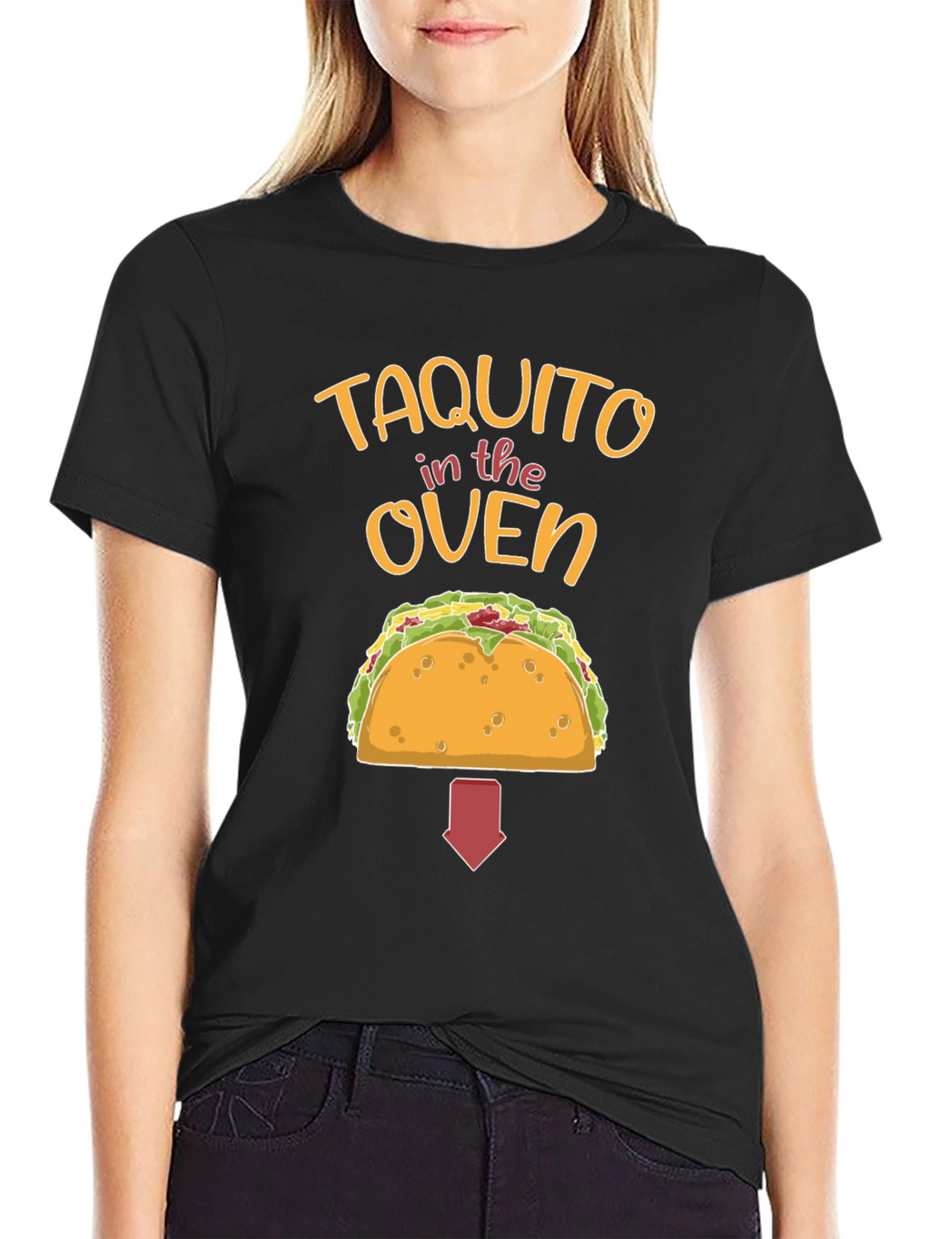 Taquito in the Oven Funny Maternity T-Shirt
