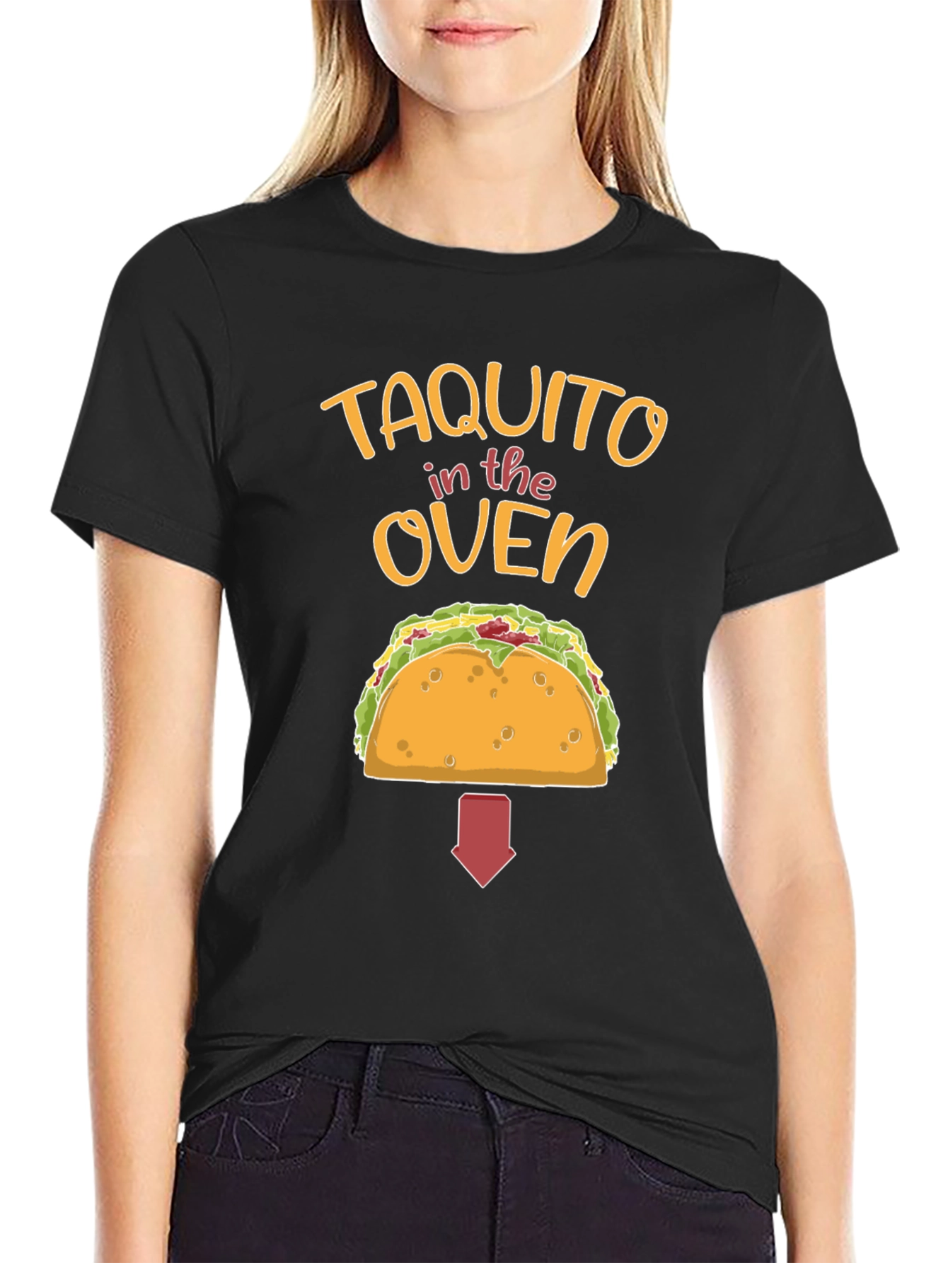 Taquito in the Oven Funny Maternity T-Shirt