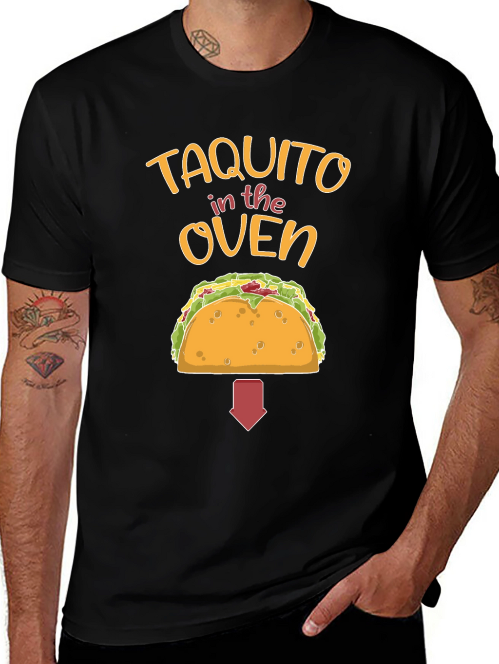 Taquito in the Oven Funny Maternity T-Shirt
