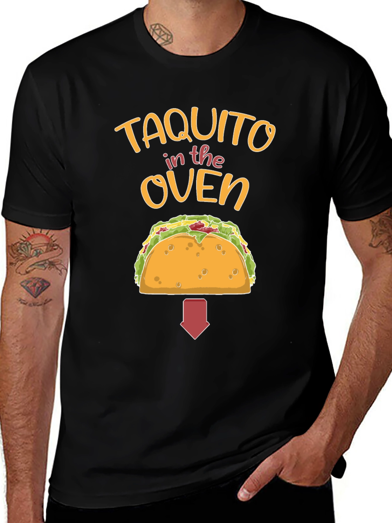 Taquito in the Oven Funny Maternity T-Shirt