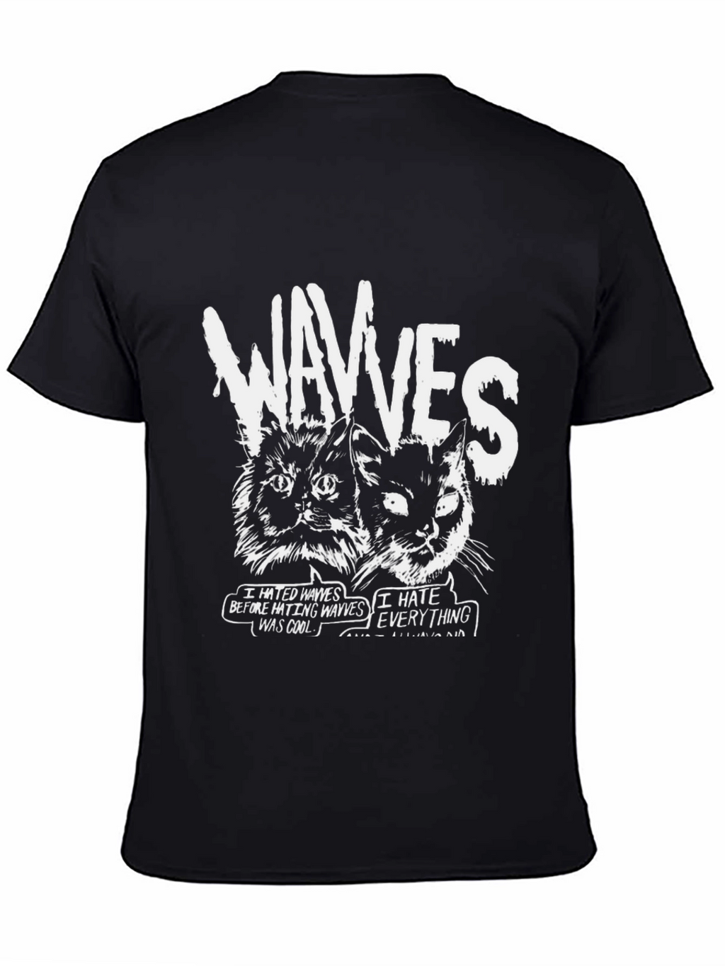 Wavves Cat Graphic T-Shirt