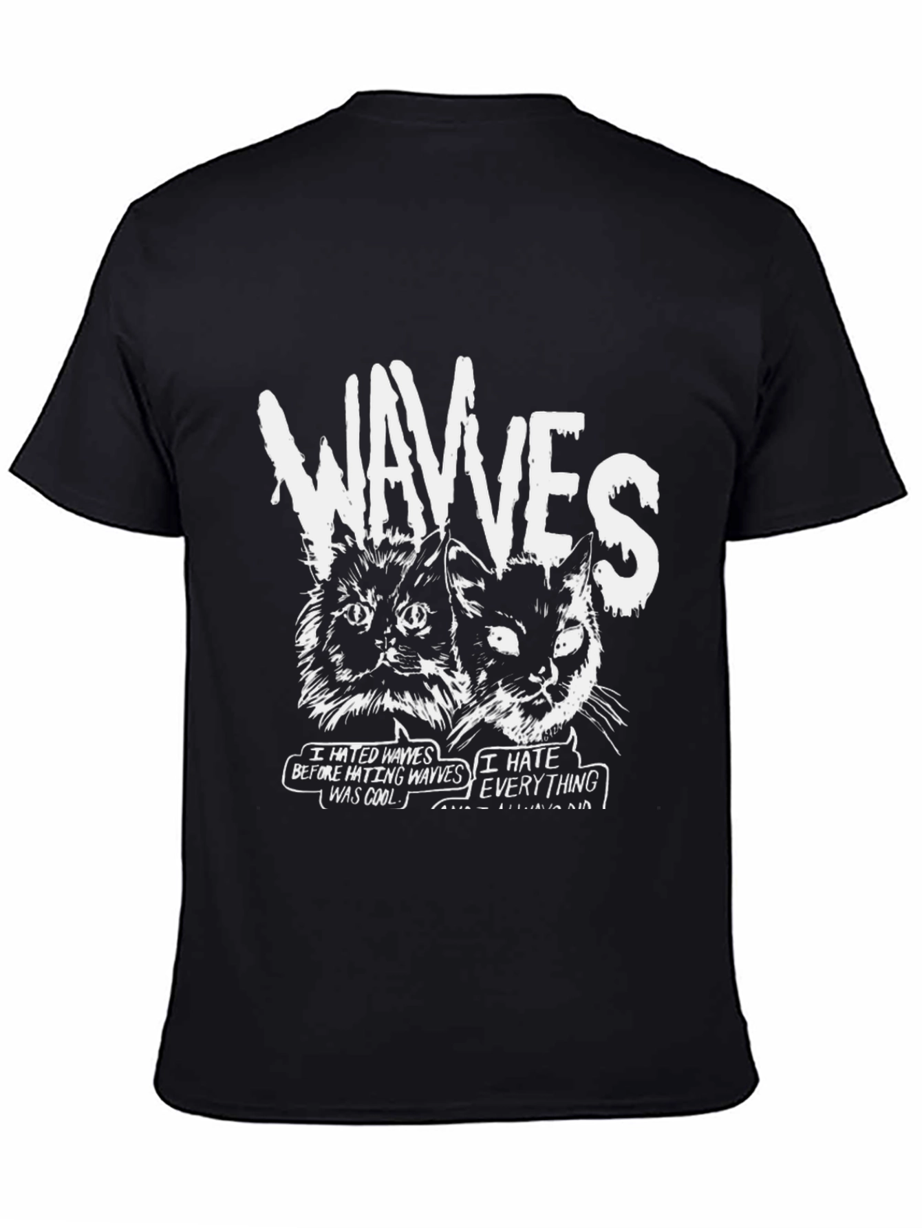 Wavves Cat Graphic T-Shirt