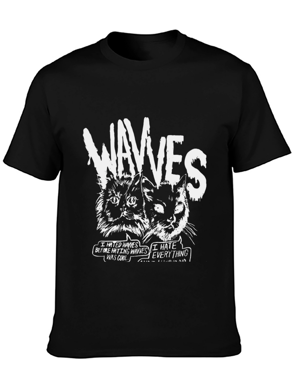 Wavves Cat Graphic T-Shirt