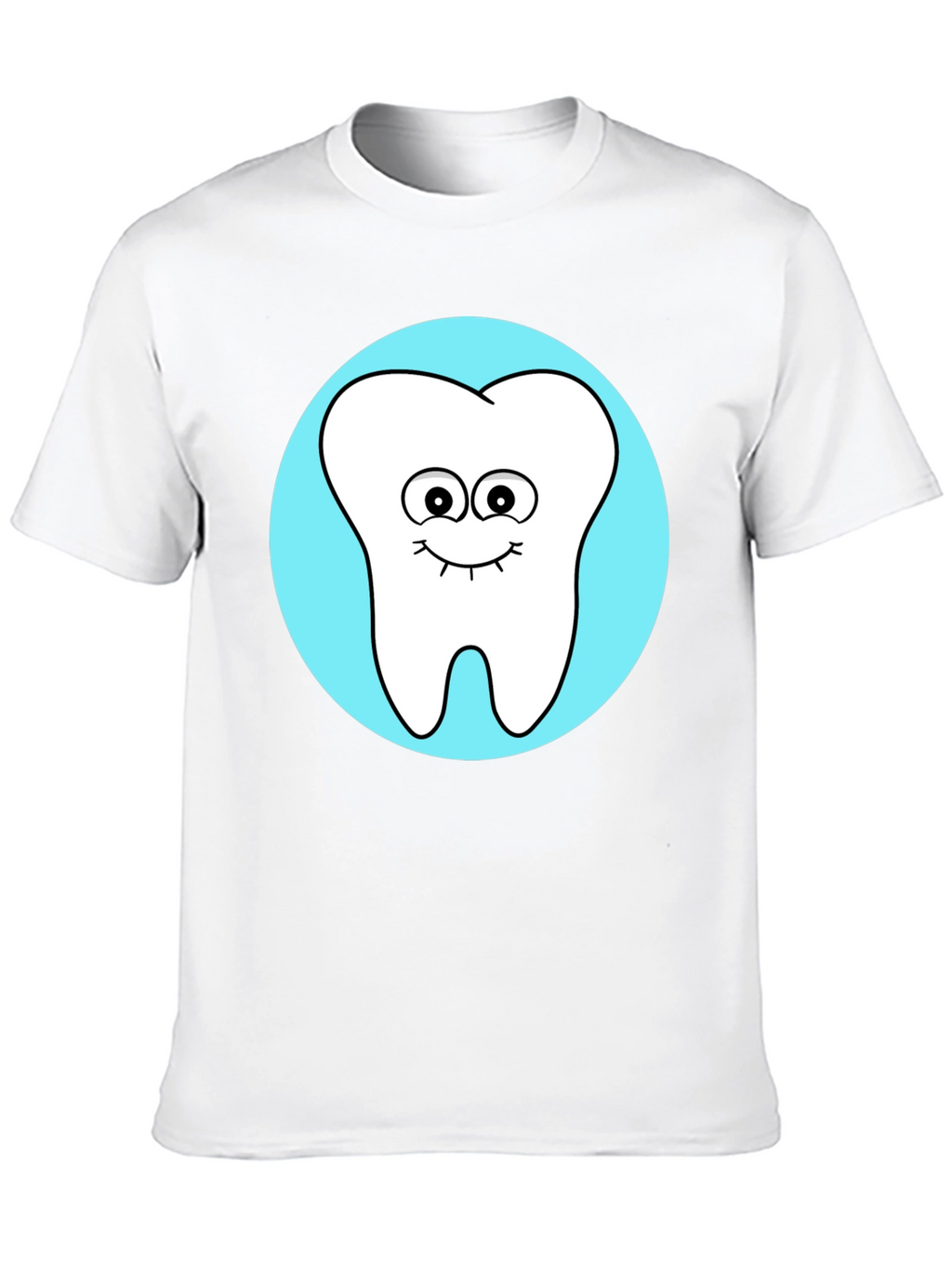 Cute Tooth Graphic Tee - Fun Dentist Shirt
