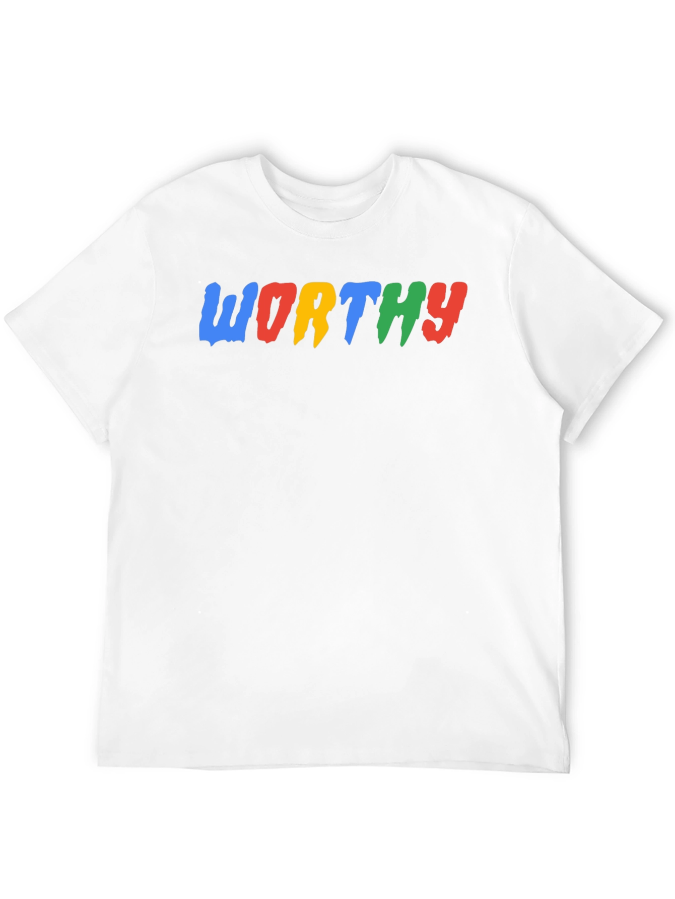 Worthy Graphic Print Black T-Shirt