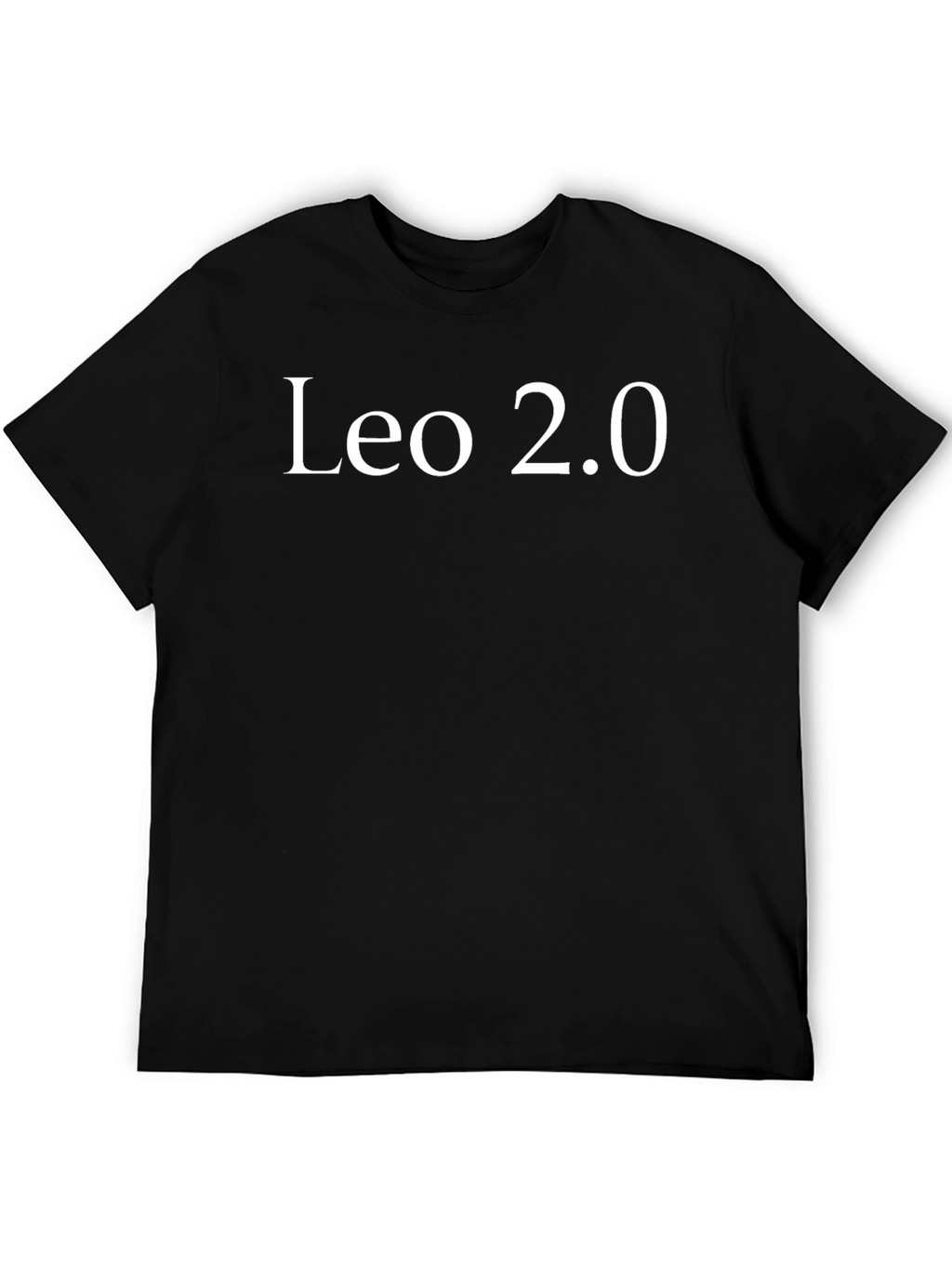 Leo 2.0 Black Graphic T-Shirt - Casual Style