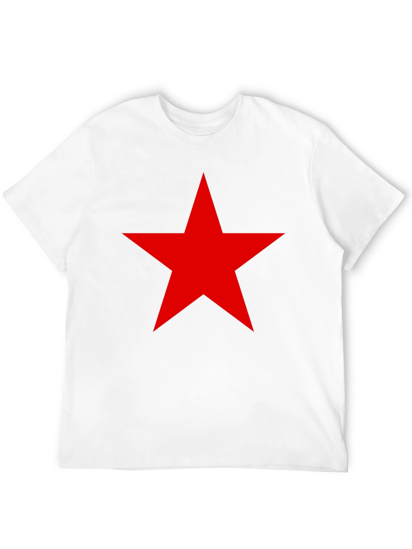 Red Star Black T-Shirt - Classic Style