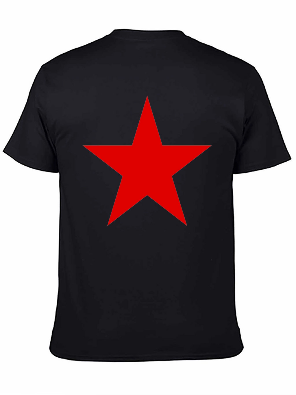 Red Star Black T-Shirt - Classic Style