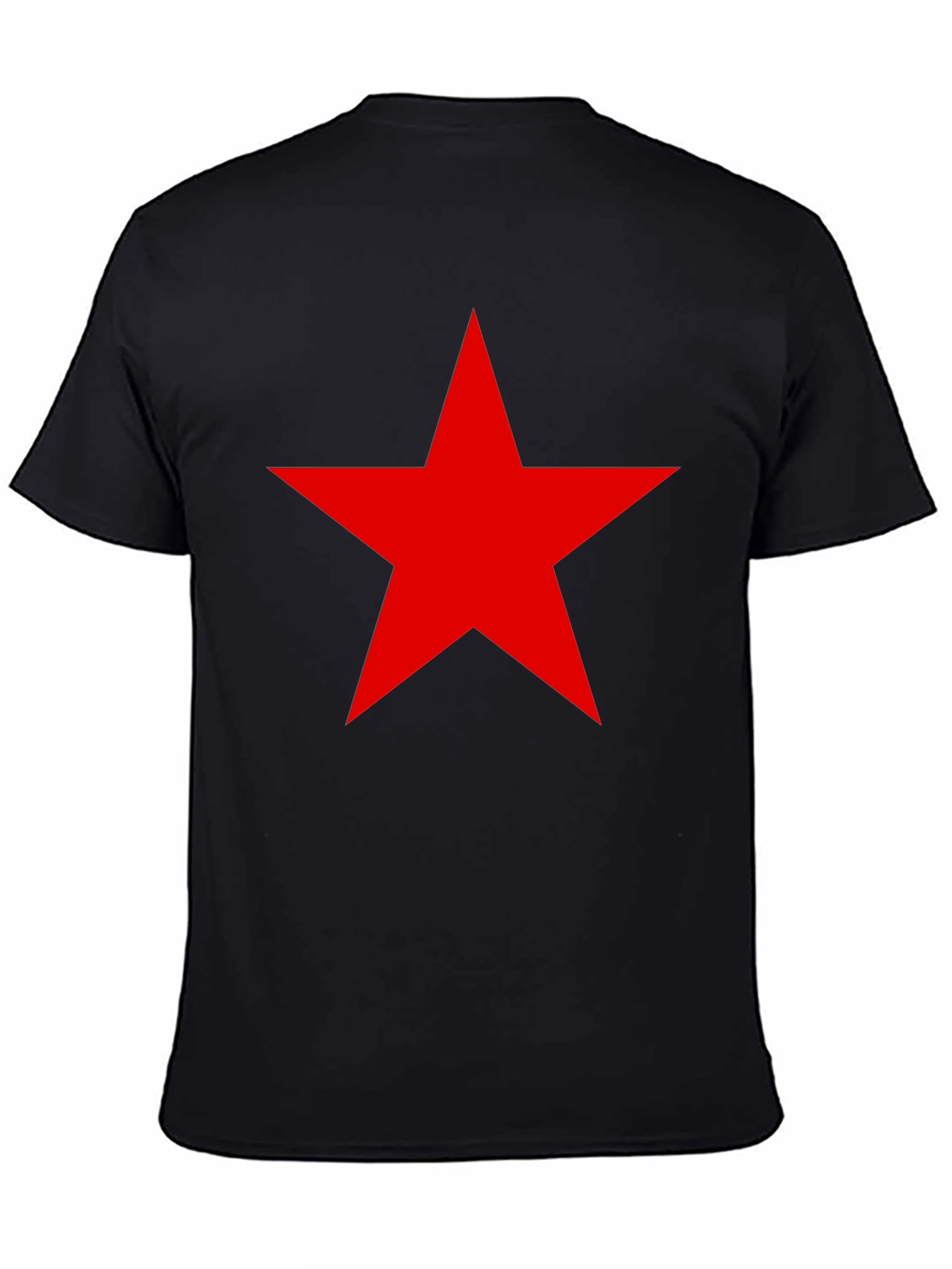 Red Star Black T-Shirt - Classic Style