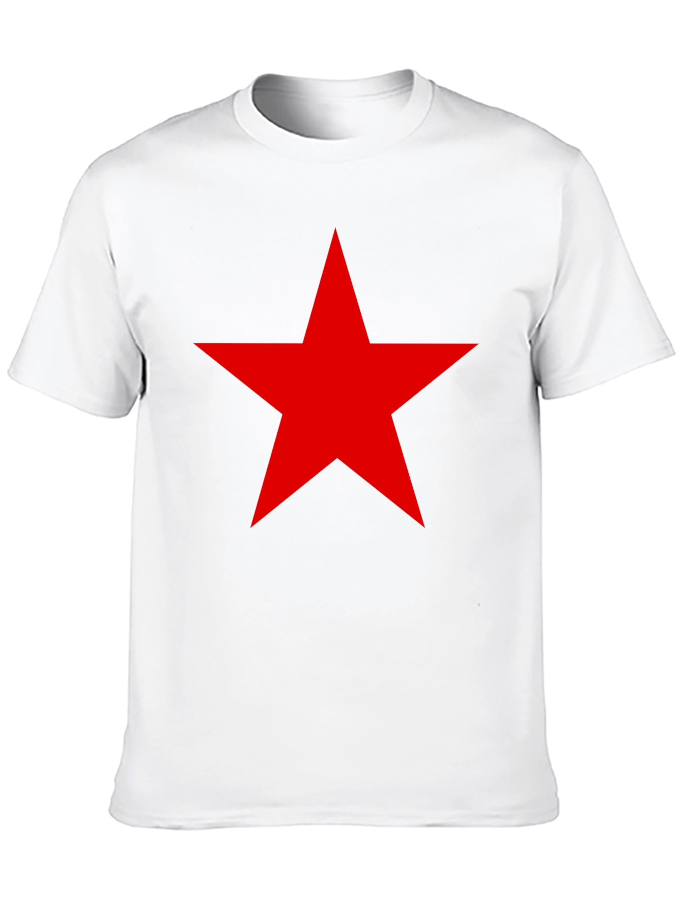 Red Star Black T-Shirt - Classic Style