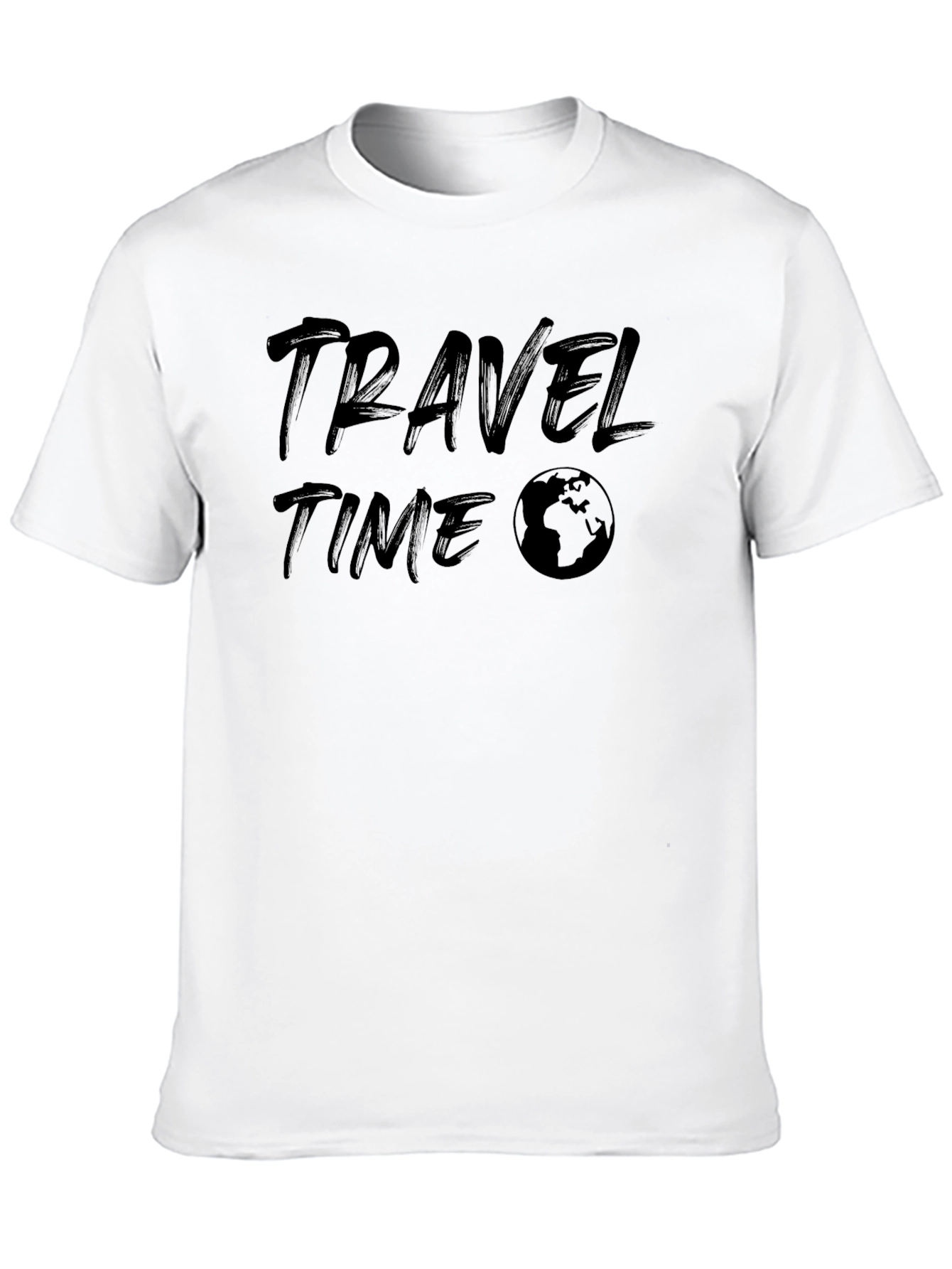 Travel Time Globe Graphic T-Shirt
