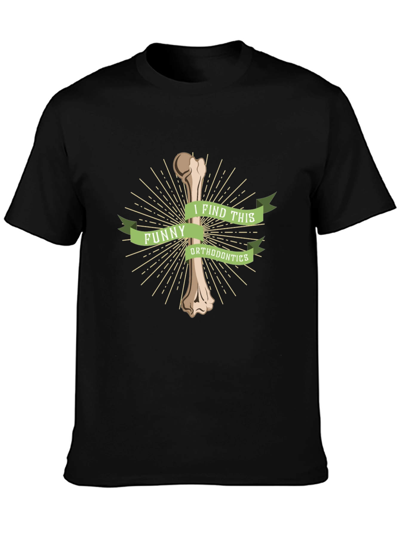Funny Orthodontics Bone Pun T-Shirt