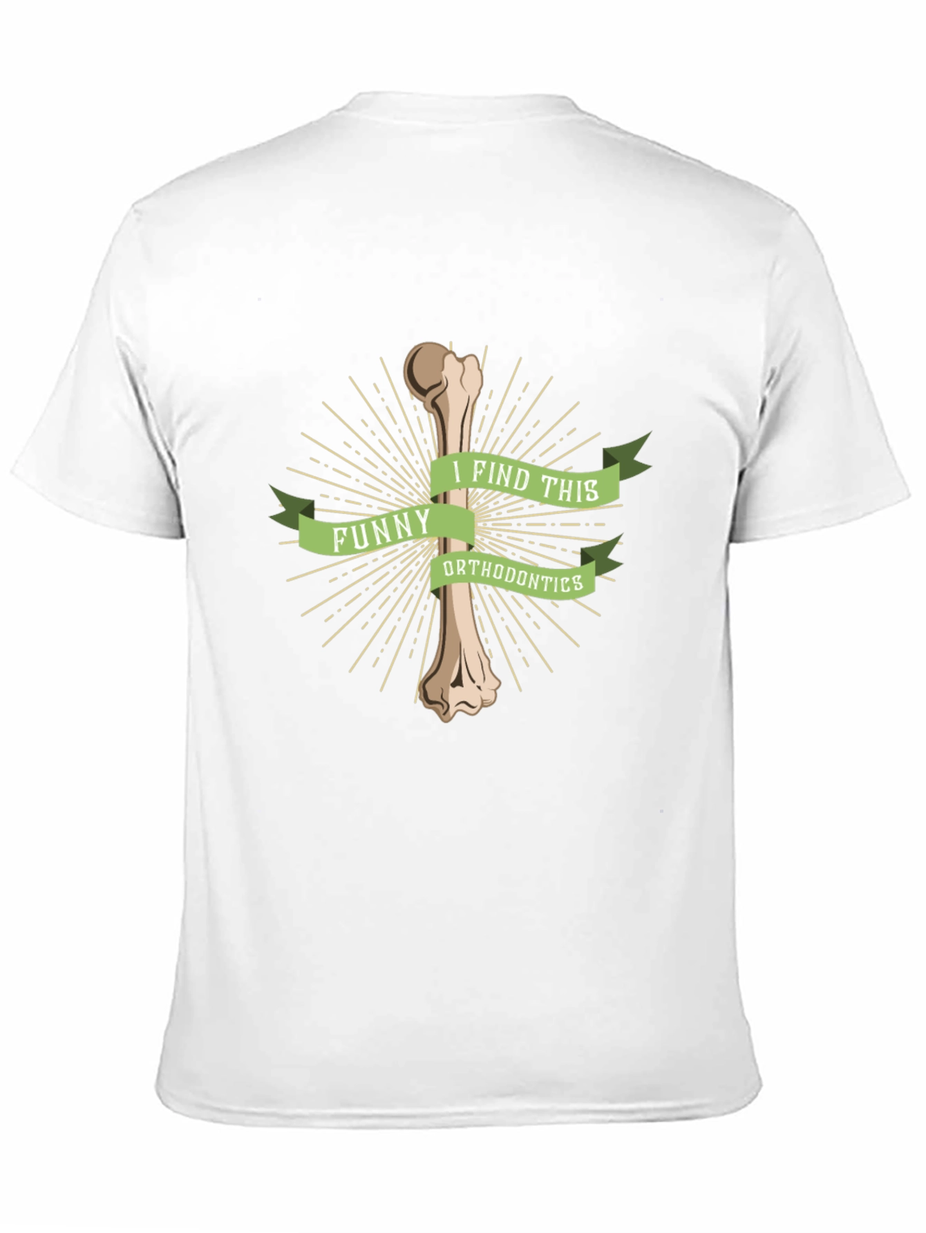 Funny Orthodontics Bone Pun T-Shirt