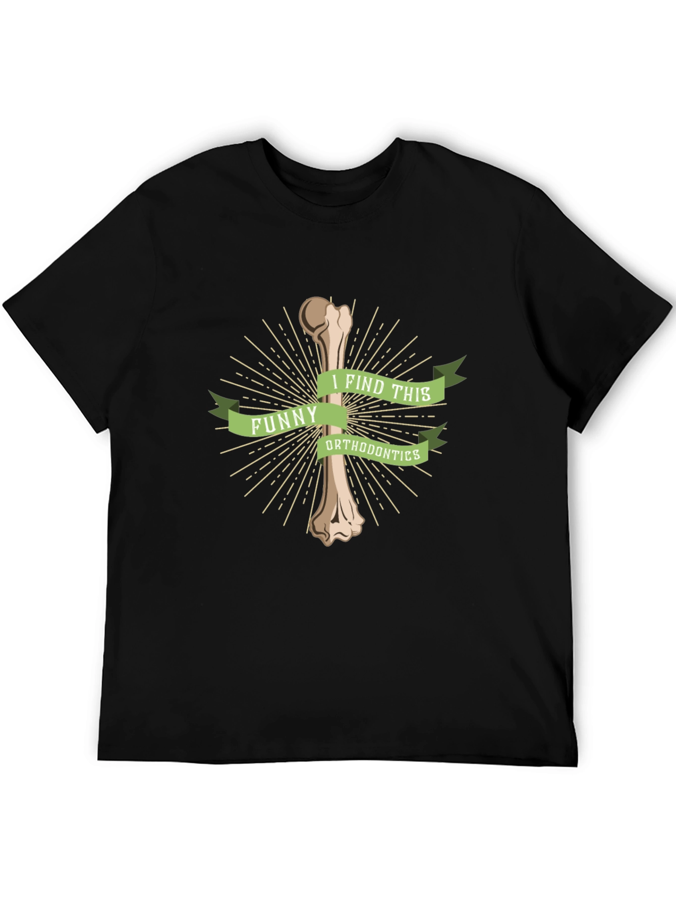 Funny Orthodontics Bone Pun T-Shirt