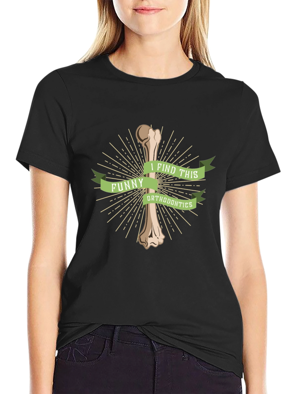 Funny Orthodontics Bone Pun T-Shirt