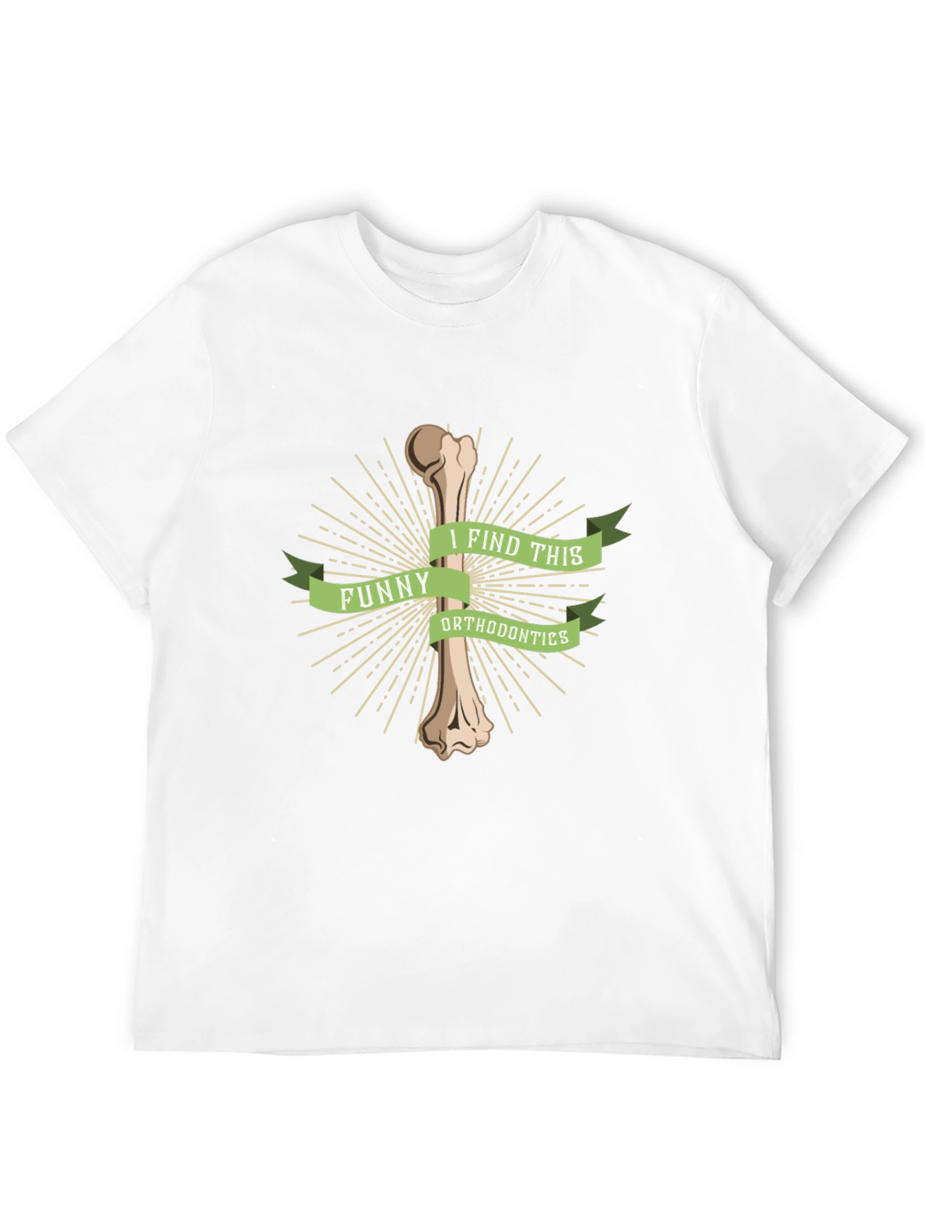 Funny Orthodontics Bone Pun T-Shirt