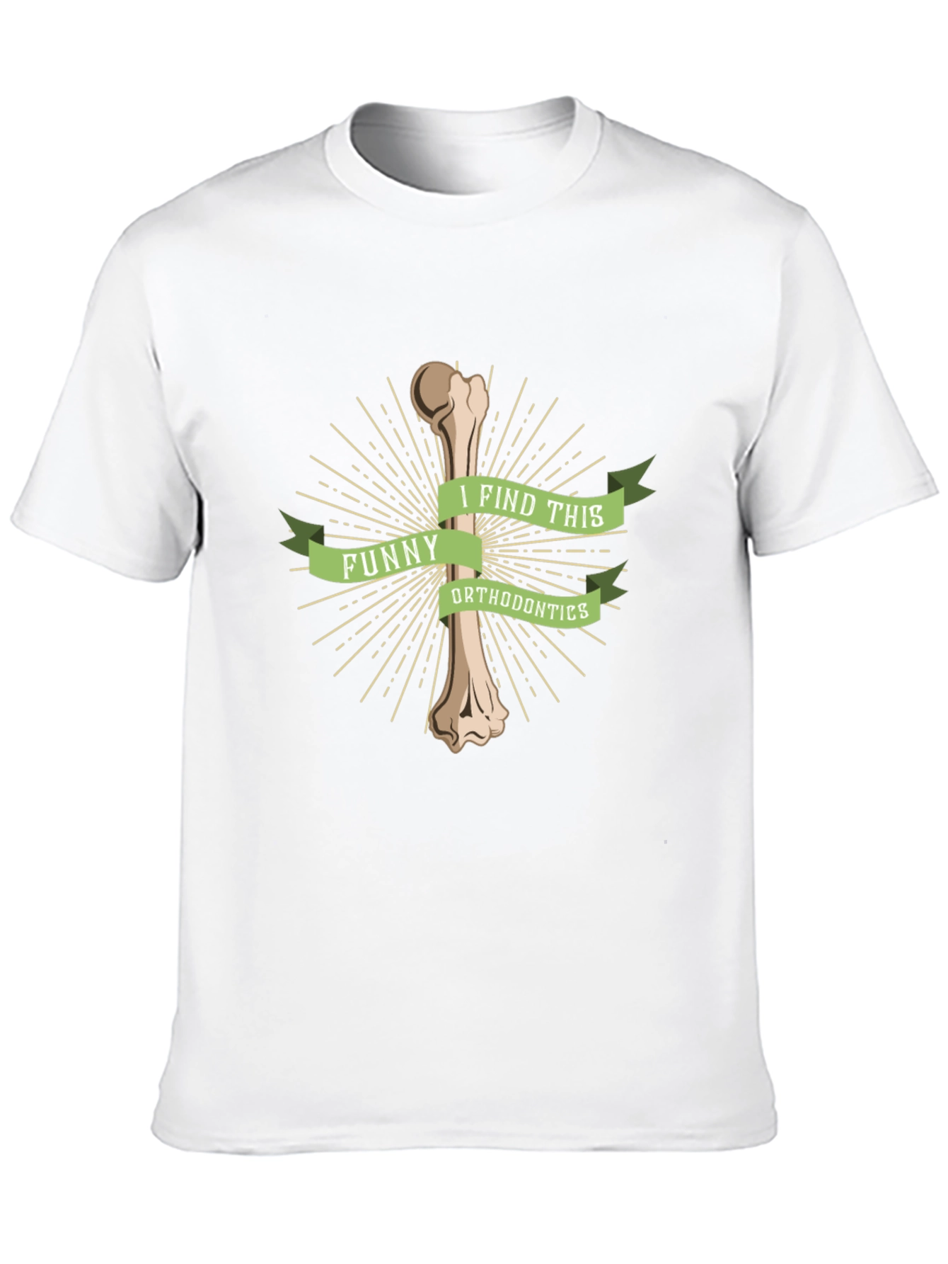 Funny Orthodontics Bone Pun T-Shirt