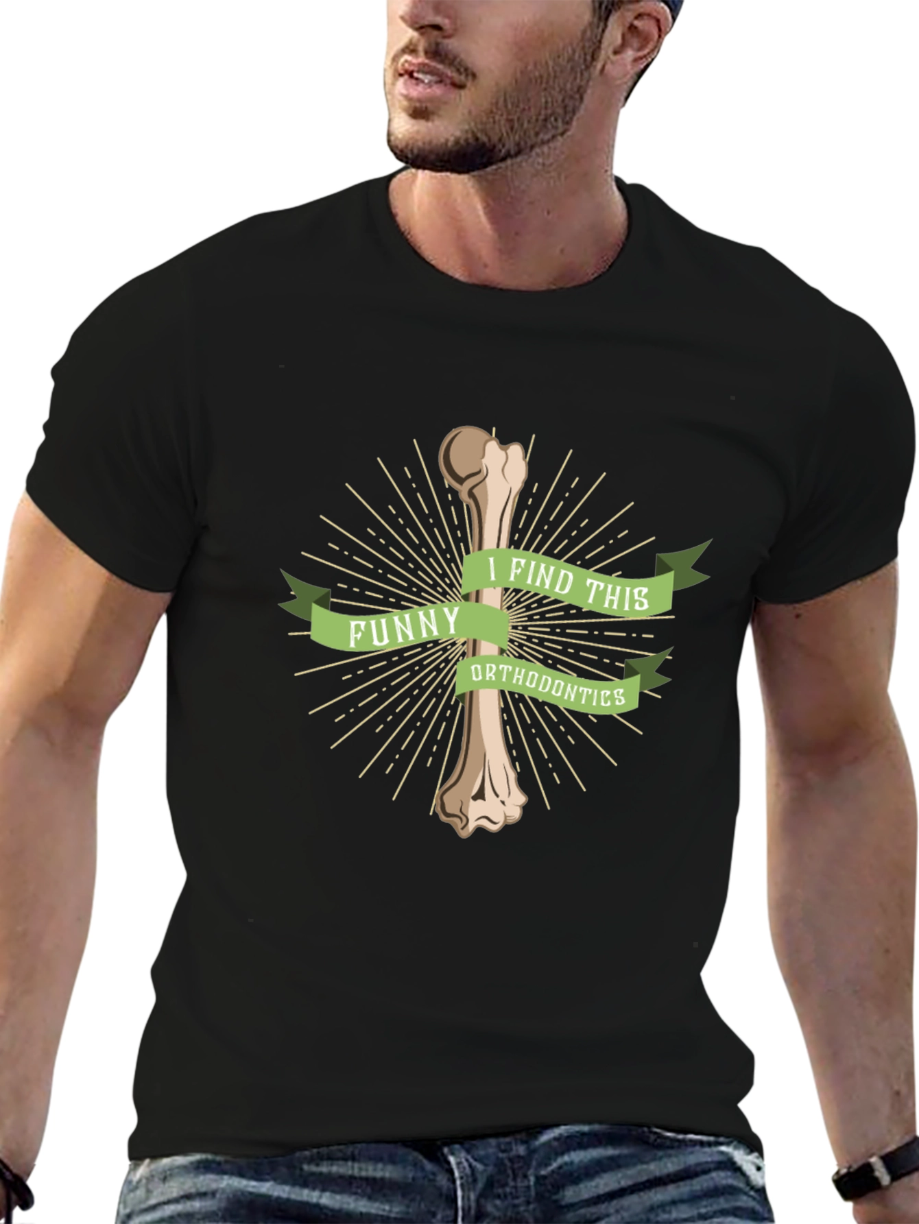 Funny Orthodontics Bone Pun T-Shirt