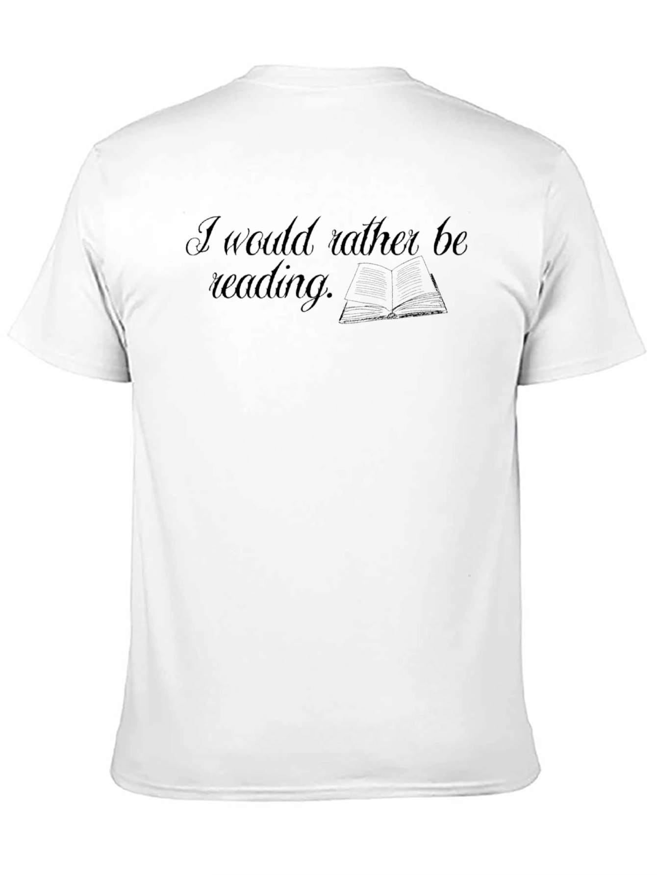 Book Lover Tee: Id Rather Be Reading Shirt
