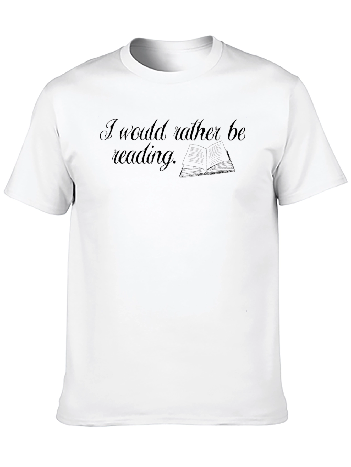 Book Lover Tee: Id Rather Be Reading Shirt