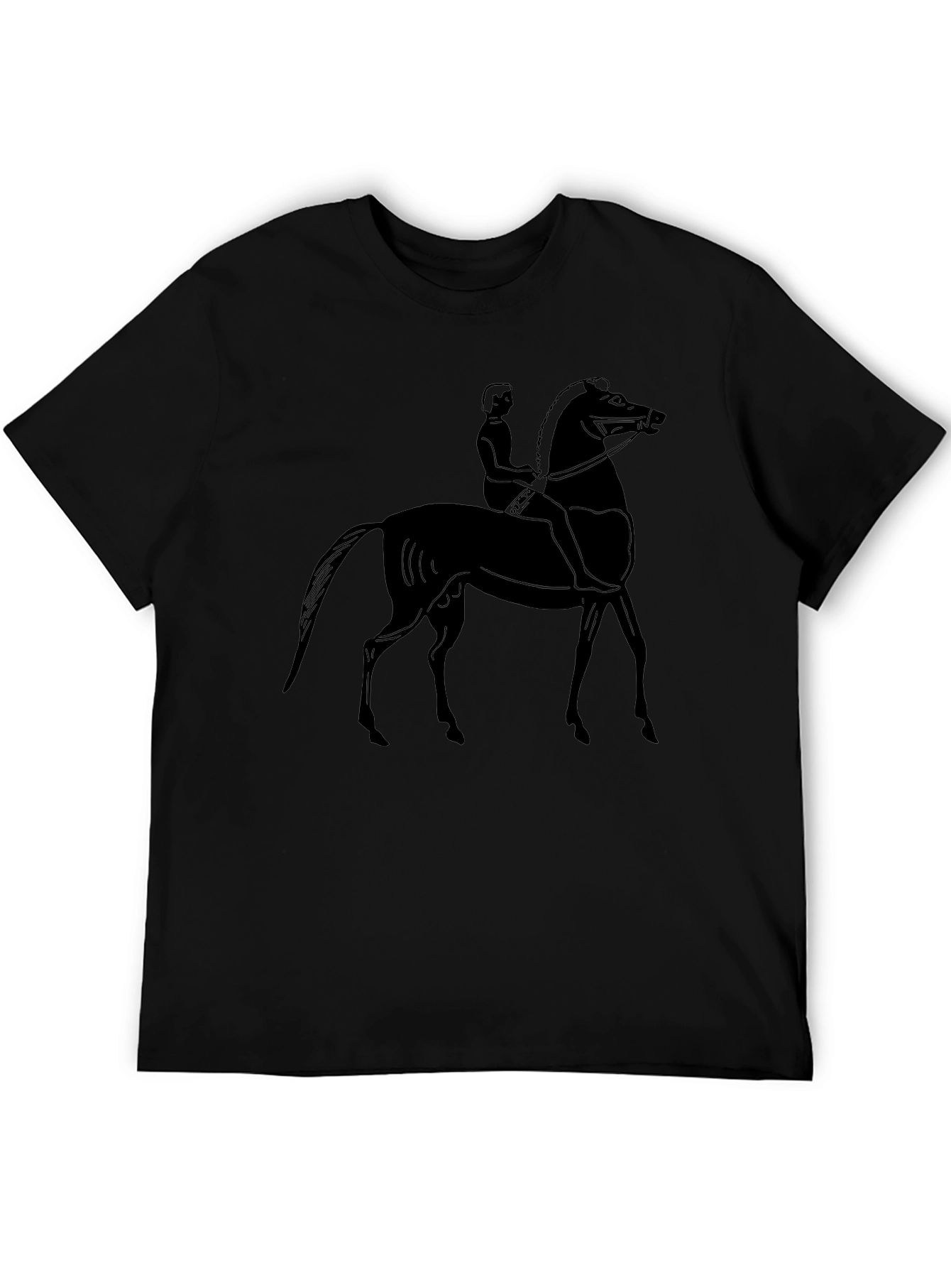 Equestrian Graphic Tee - Classic Style
