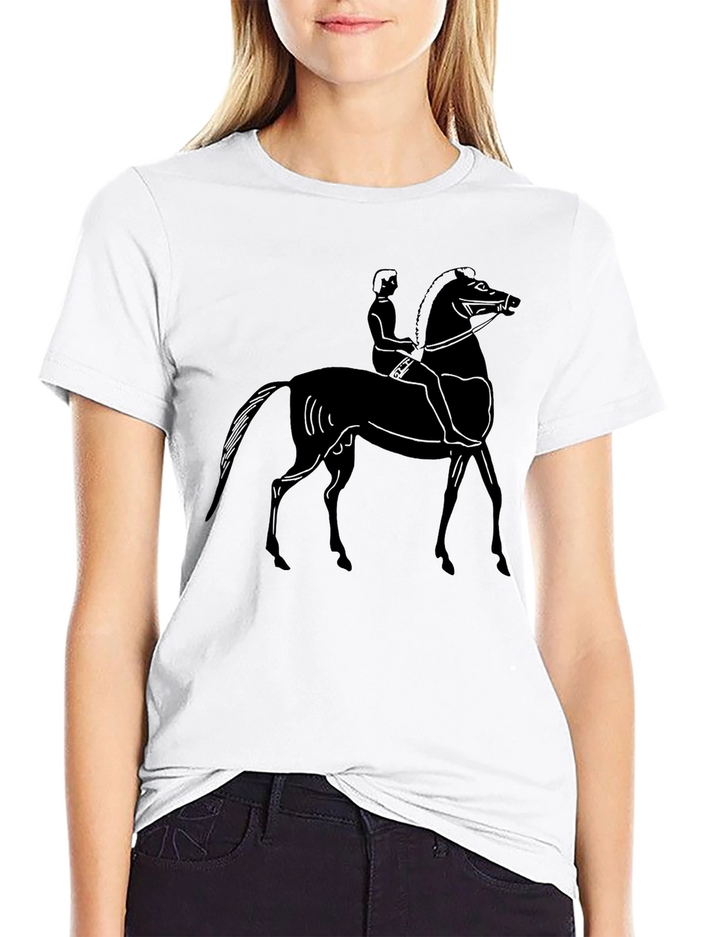 Equestrian Graphic Tee - Classic Style