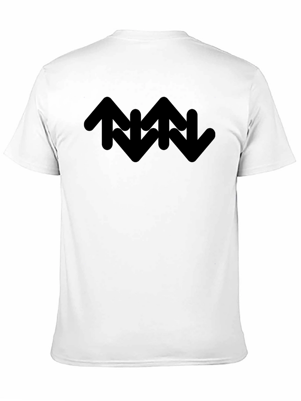 Abstract Arrow Graphic T-Shirt - Casual Style