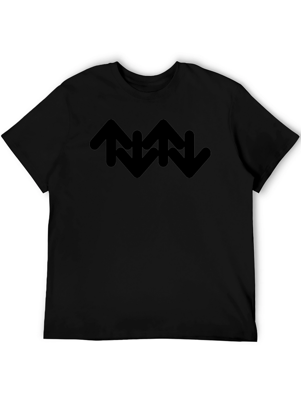 Abstract Arrow Graphic T-Shirt - Casual Style