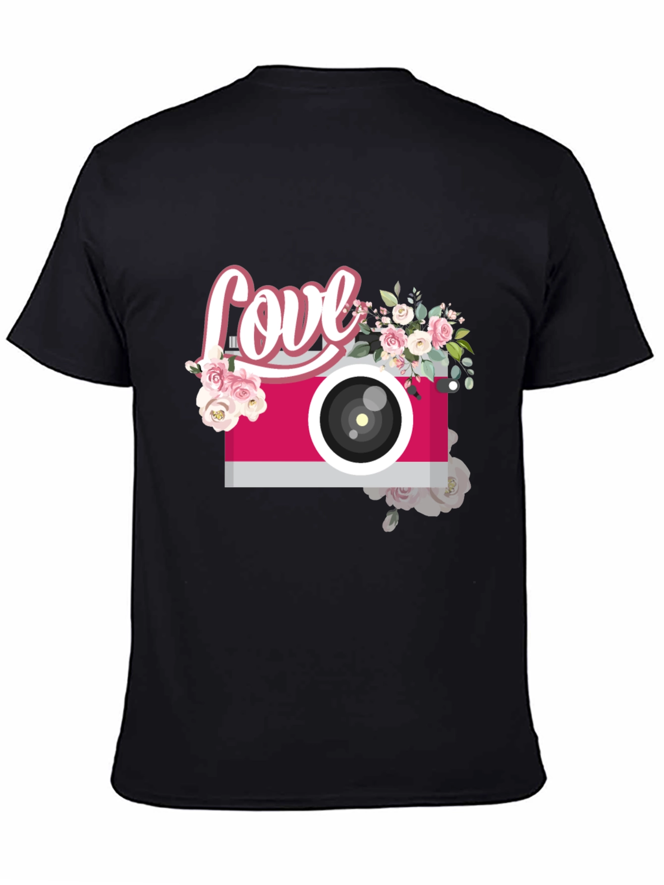Love Camera Floral T-Shirt