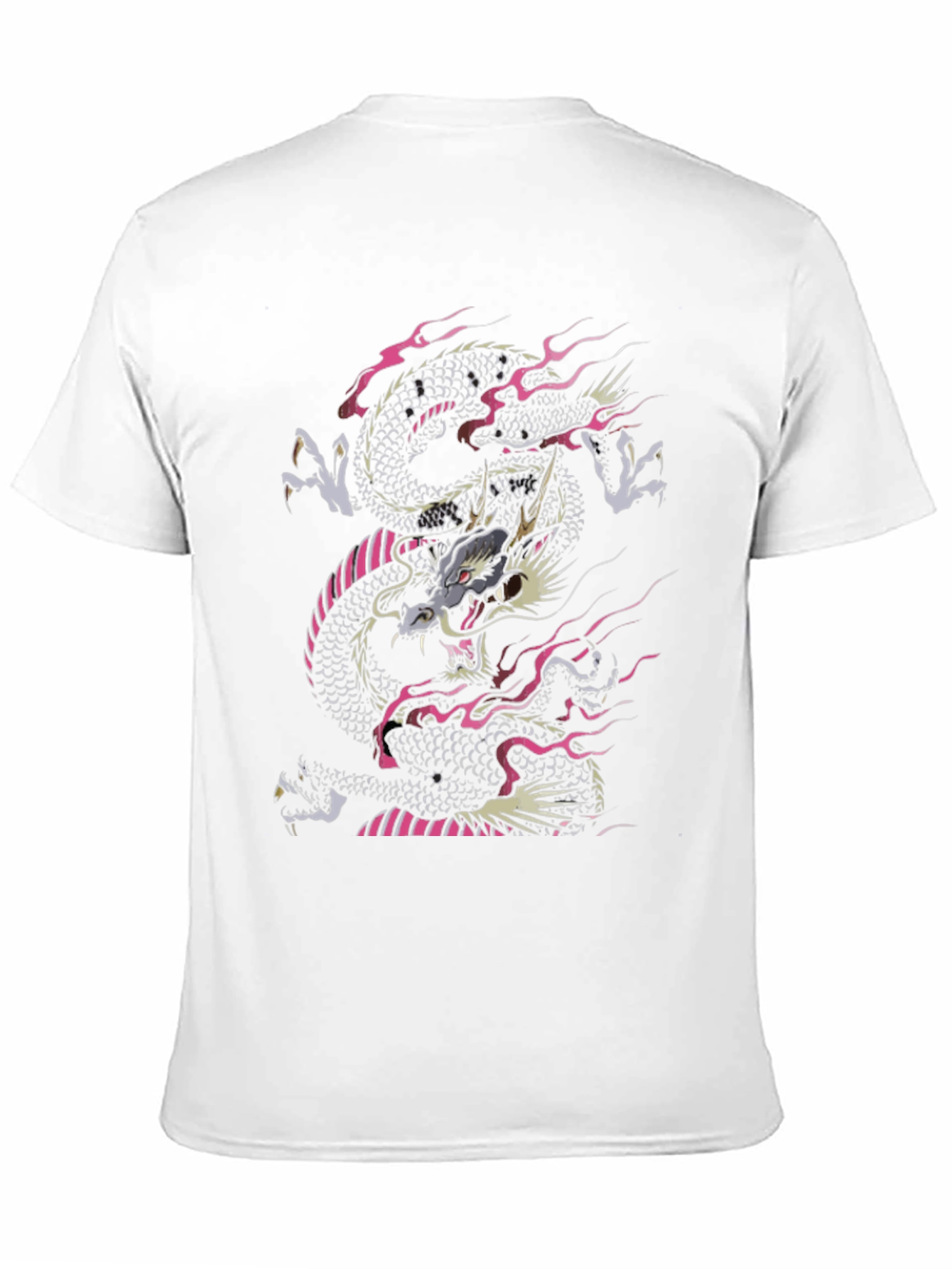 Dragon Print Black T-Shirt
