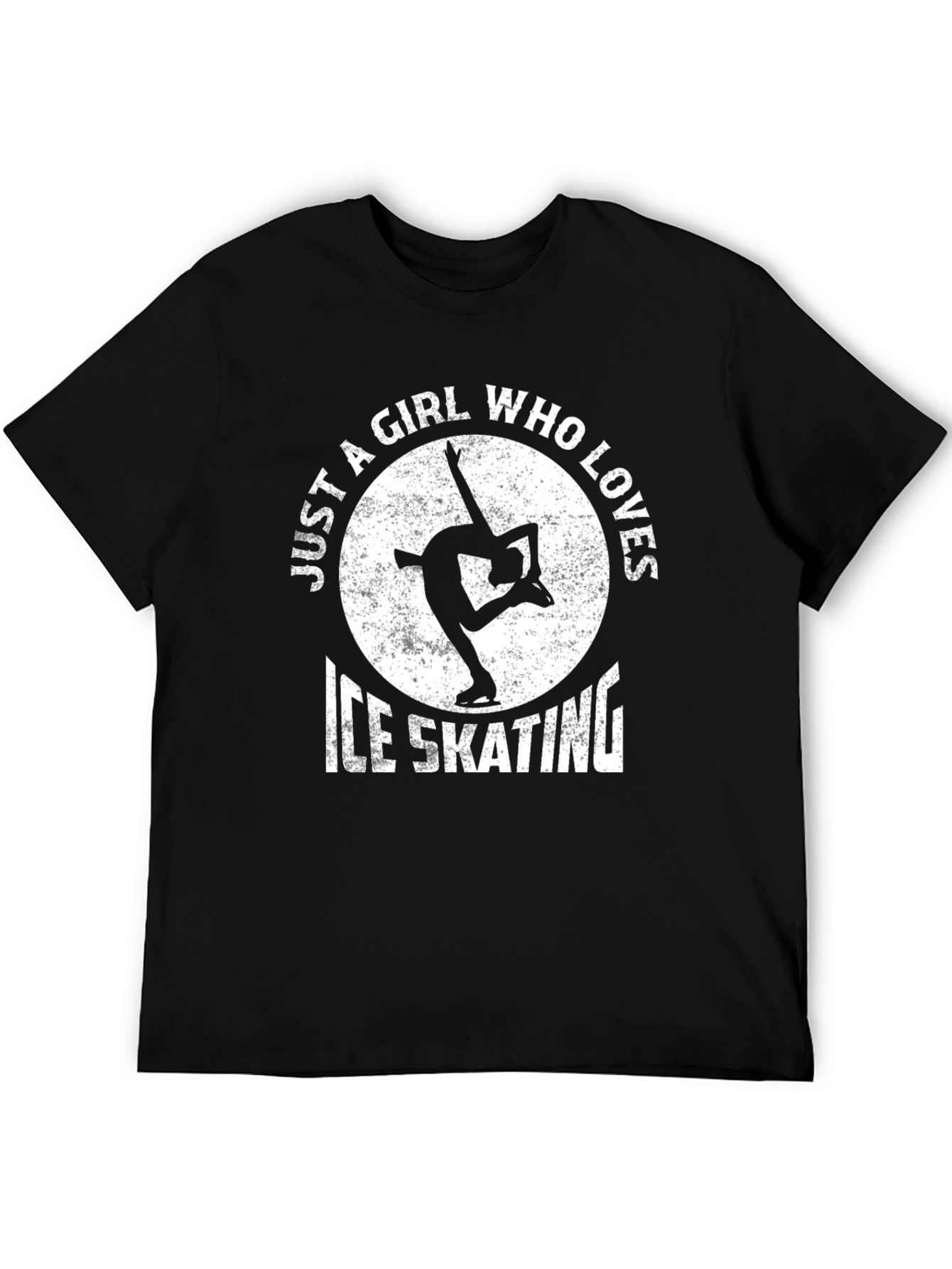 Ice Skating Girls T-Shirt: Just a Girl Who Loves Ice Skating