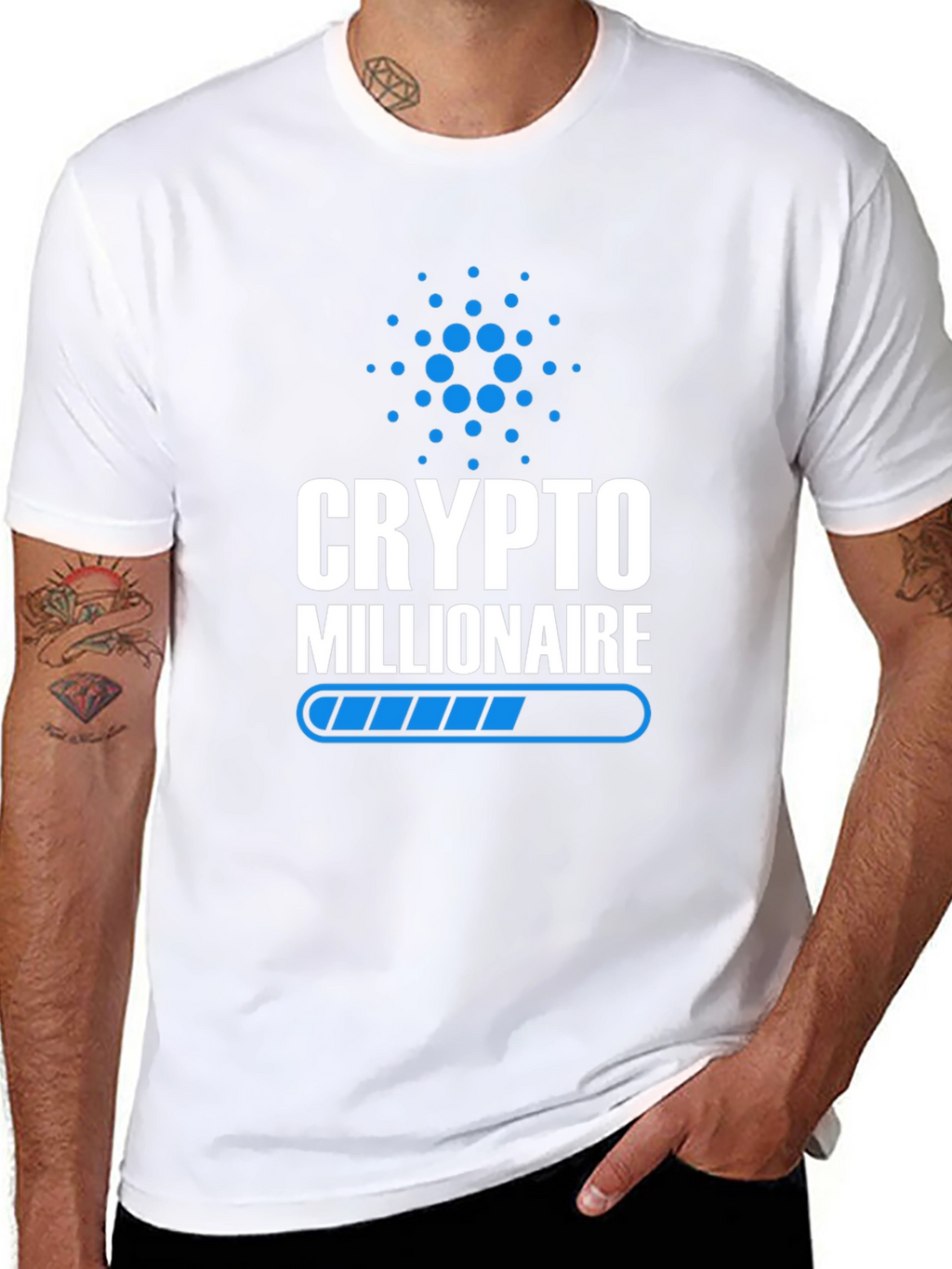Crypto Millionaire T-Shirt - Cardano ADA Hodler