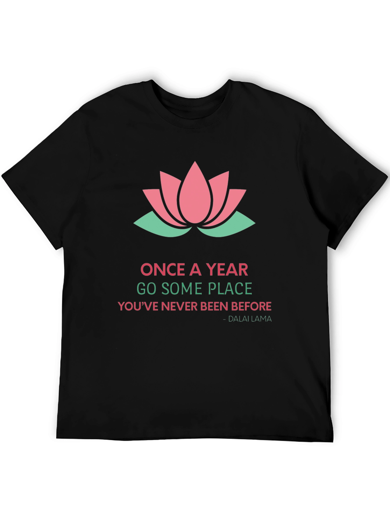 Inspirational Lotus Graphic Tee