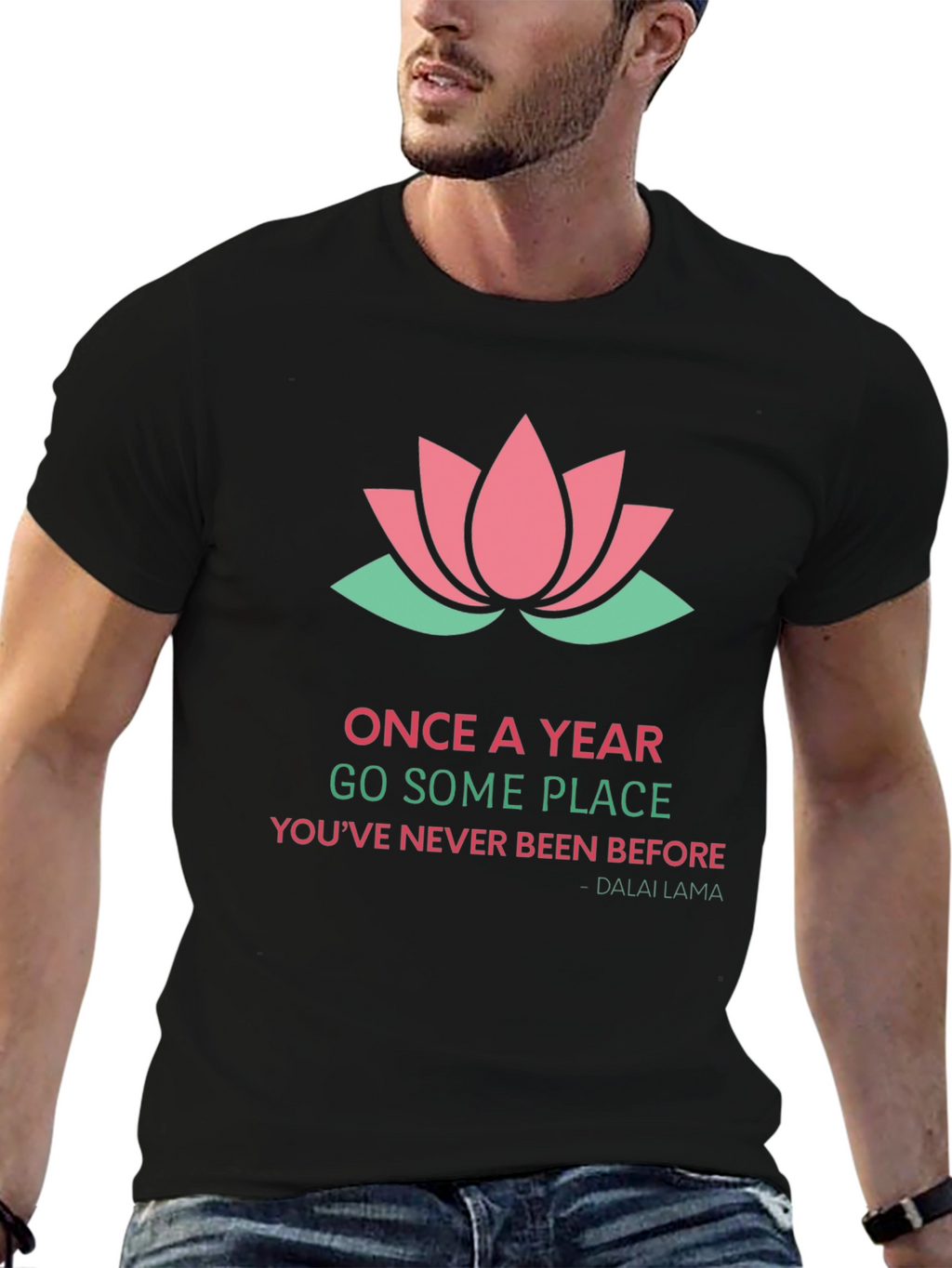 Inspirational Lotus Graphic Tee