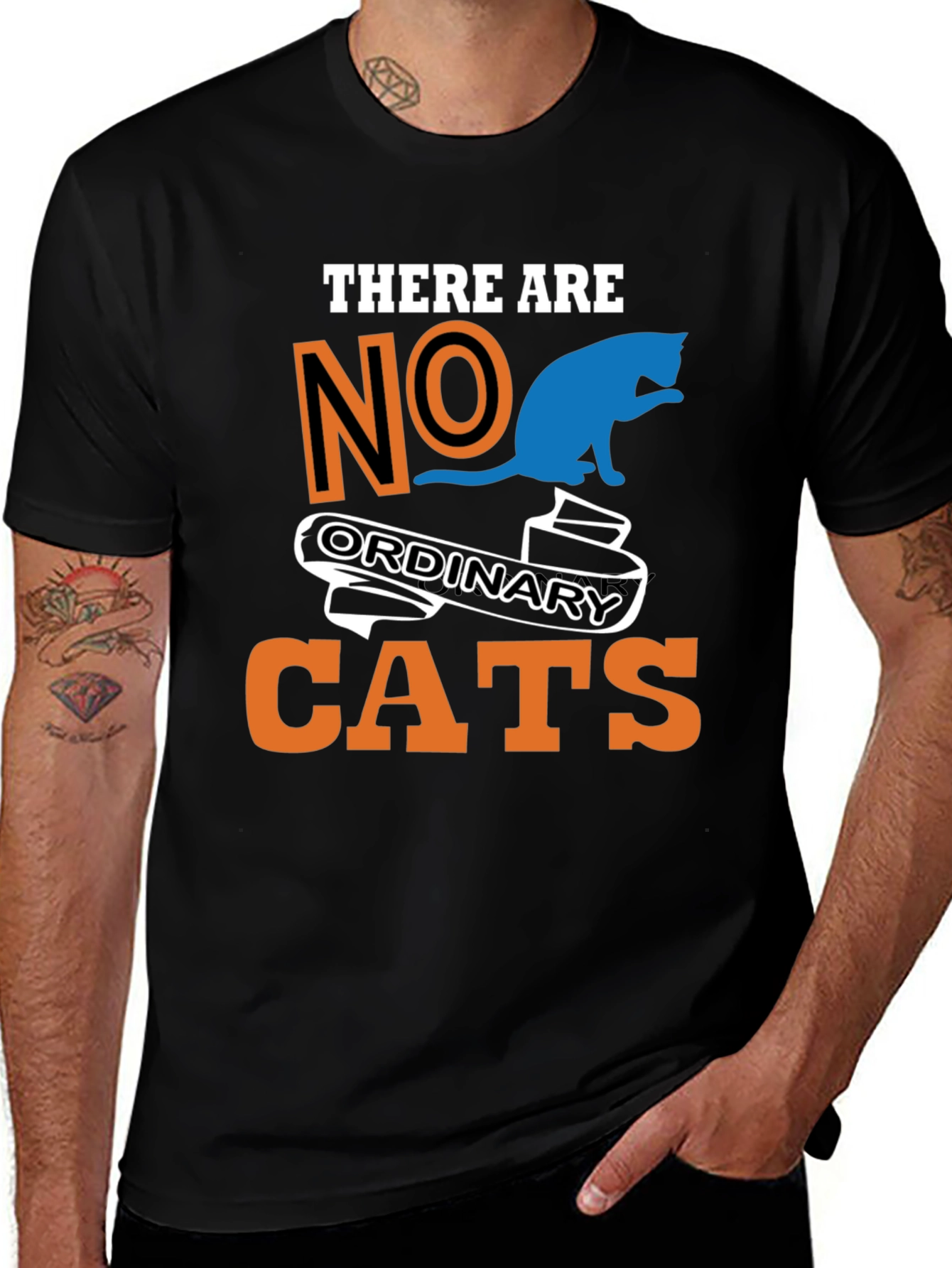 There Are No Ordinary Cats Graphic T-Shirt