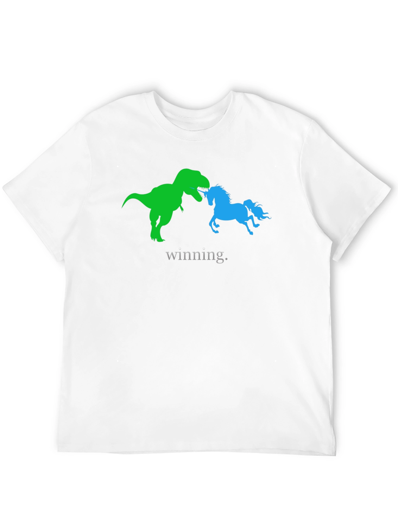 Winning Dinosaur vs Unicorn Graphic Tee