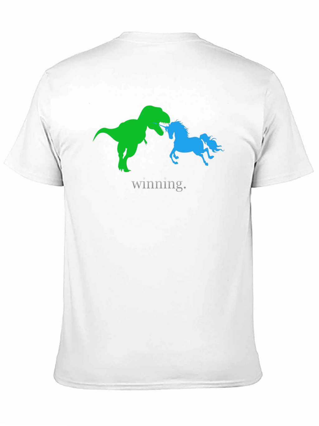 Winning Dinosaur vs Unicorn Graphic Tee