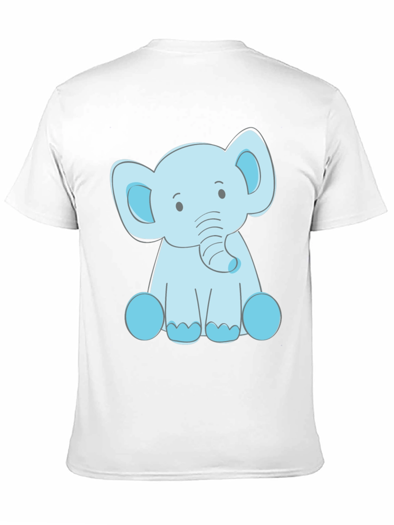 Cute Elephant Graphic Tee - Soft Cotton Blend