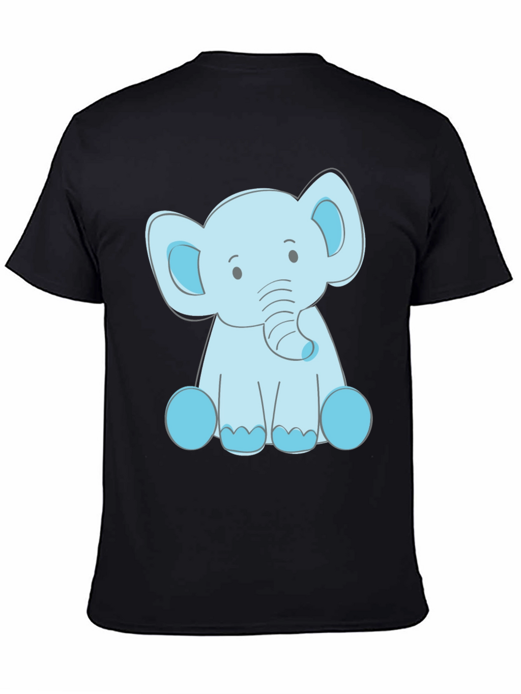 Cute Elephant Graphic Tee - Soft Cotton Blend