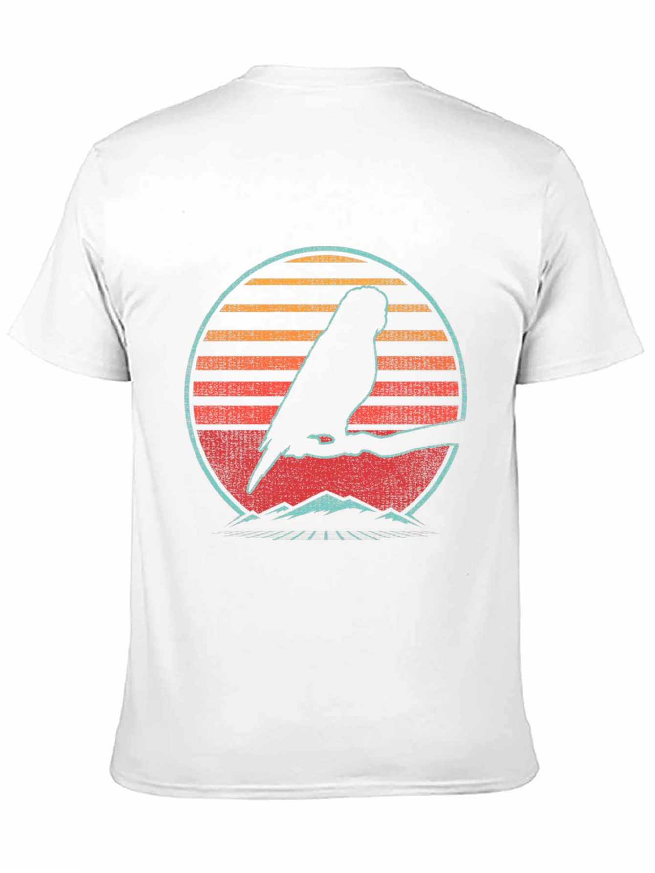 Retro Parrot Silhouette T-Shirt
