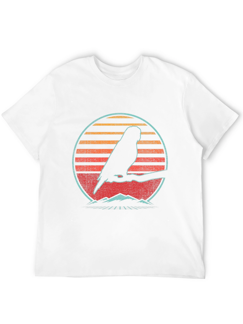 Retro Parrot Silhouette T-Shirt