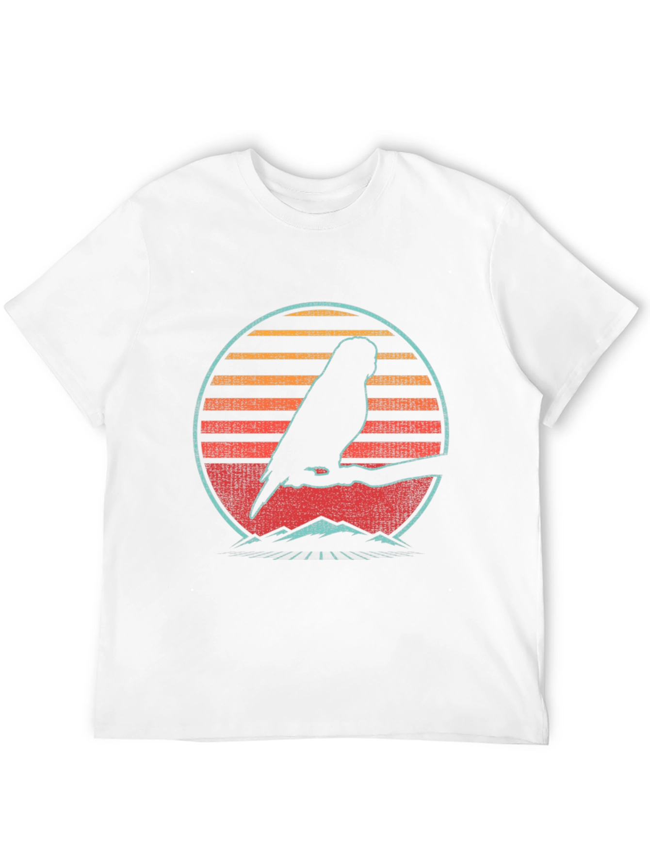 Retro Parrot Silhouette T-Shirt
