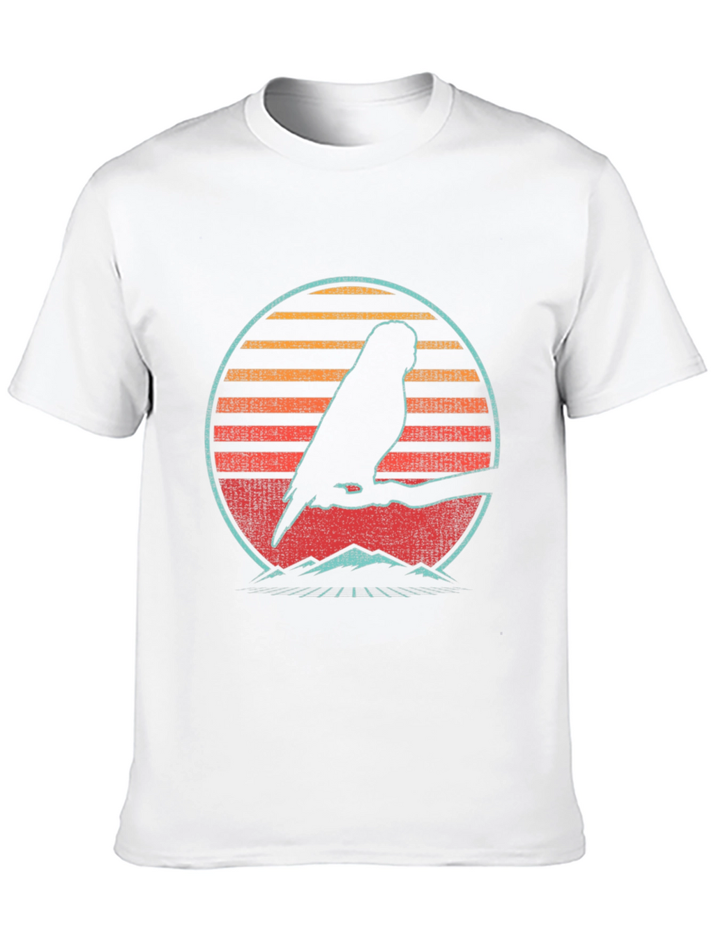 Retro Parrot Silhouette T-Shirt