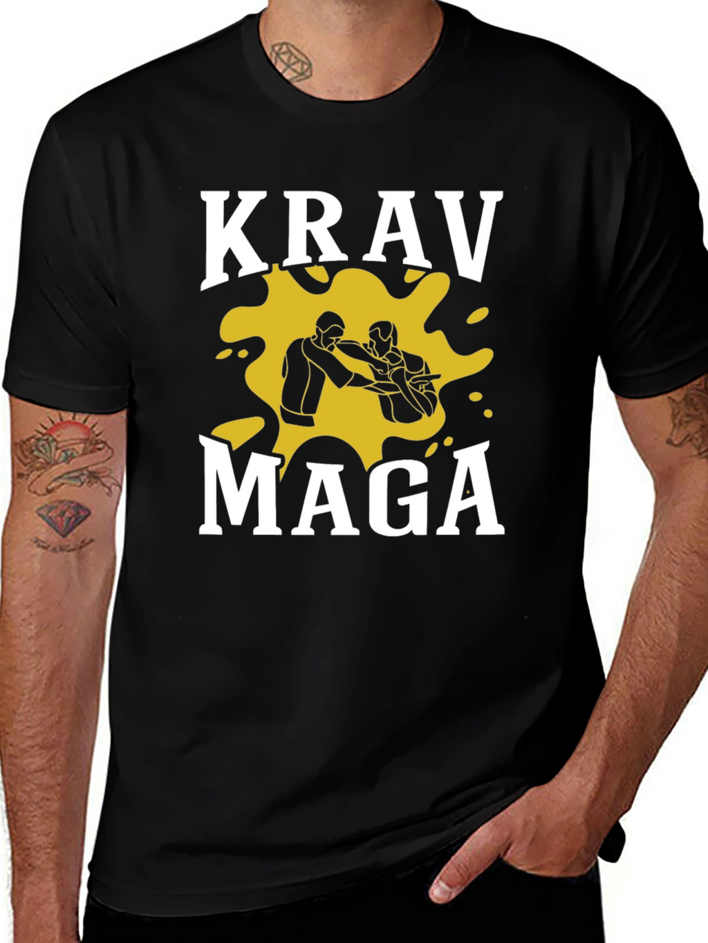 Krav Maga Graphic T-Shirt - Martial Arts Training Tee